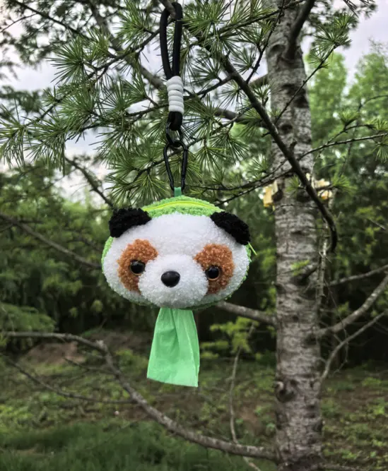 Stylish and Cute Dog Version of the Pet Poop Bag Bag,- Designed for Carrying Pet Poop Bags