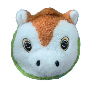 Hot Fashion Cute Horse Plush Dispenser for Dog and Cat Waste Bags Poop Bag Trash Bags for Pet Waste Disposal