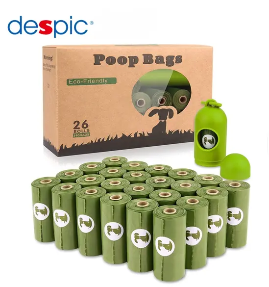 New Eco-Friendly Pet Poop Bags Made From Corn Starch - High Quality