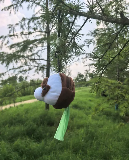 Chic & Stylish Beaver Plush Dispenser for Dog and Cat Waste Bags Poop Bag Trash Bags-for Pet Waste Disposal