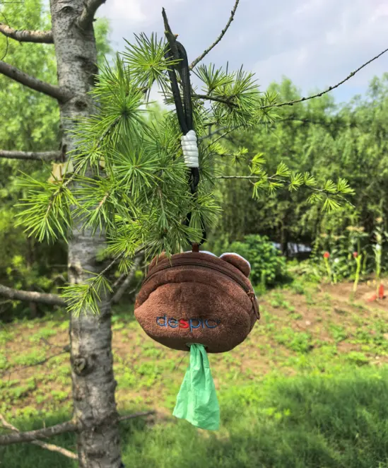Chic & Stylish Beaver Plush Dispenser for Dog and Cat Waste Bags Poop Bag Trash Bags-for Pet Waste Disposal