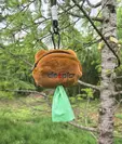 Stylish Cute Bear Plush Dispenser for Pet Waste Dog and Cat Poop Bag Garbage Bags for Convenient Disposal