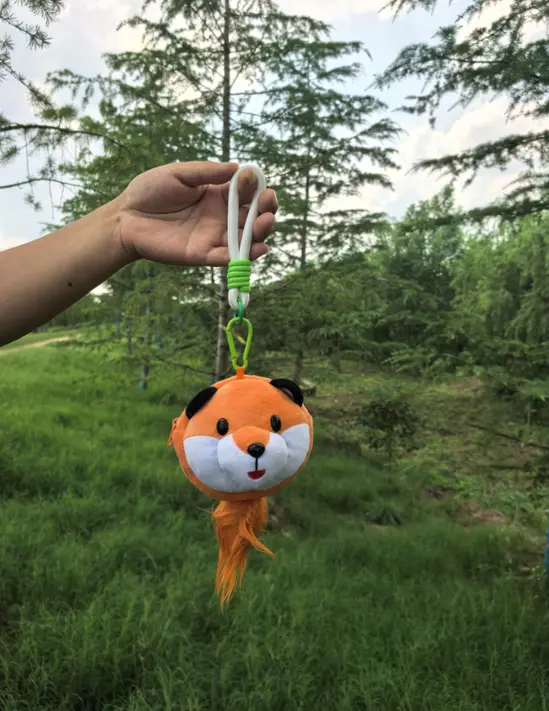 Adorable Fox Plush Dispenser for Pet Waste Bags, Perfect for Dog and Cat Poop Bag Trash Bags for Waste Disposal