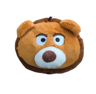 Stylish Cute Bear Plush Dispenser for Pet Waste Dog and Cat Poop Bag Garbage Bags for Convenient Disposal