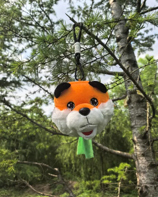 Hot Fashion Cute Fox Plush Dispenser for Dog and Cat Waste Bags Poop Bag Trash Bags for Pet Waste Disposal